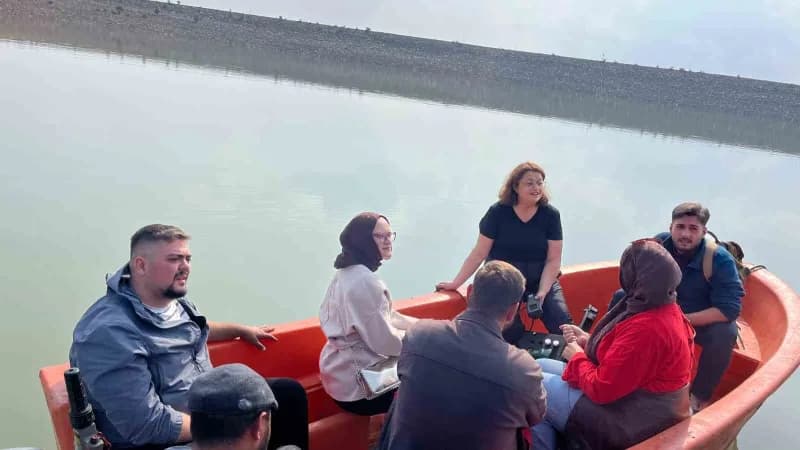 Su Ürünleri Fakültesi Öğrencileri, Plankton Bilgisi ve Kültürü ile Limnoloji dersleri kapsamında Dem