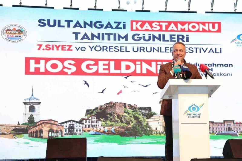 Sultangazi Belediye Başkanı Abdurrahman Dursun, programda konuşma yaptı.