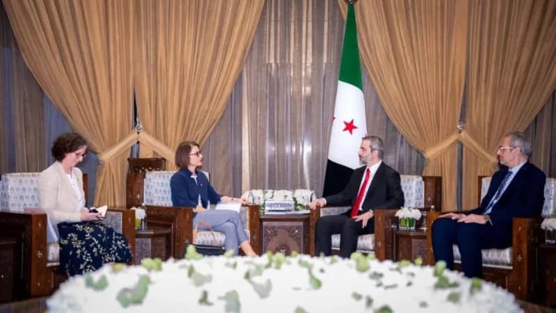 Suriye Dışişleri Bakanı Esad Hasan Şeybani, Kimyasal Silahların Yasaklanması Örgütü (OPCW) Genel Direktörü Sabrina Dalaf