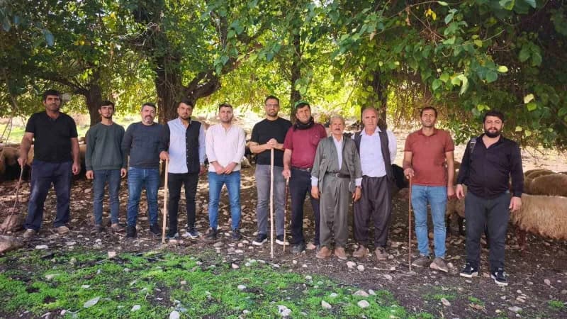 Şırnak'ın Silopi ilçesinde hayvancılıkla uğraşan vatandaşların talepleri doğrultusunda açılan Sürü Y