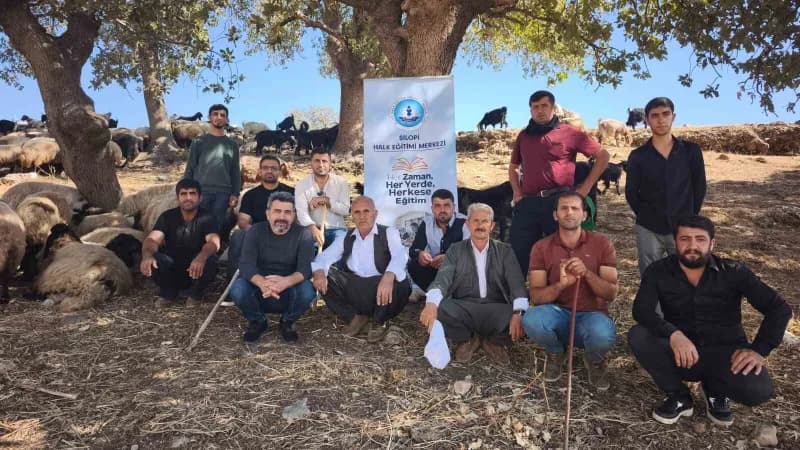Şırnak'ın Silopi ilçesinde hayvancılıkla uğraşan vatandaşların talepleri doğrultusunda açılan Sürü Y