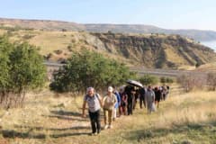 Takoran Vadisi'nde düzenlenen 7. Ulusal Takoran Doğa ve Kültür Festivali etkinliklerinden bir kare