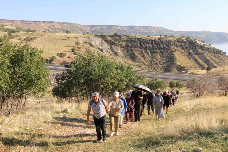 Takoran Vadisi'nde düzenlenen 7. Ulusal Takoran Doğa ve Kültür Festivali etkinliklerinden bir kare