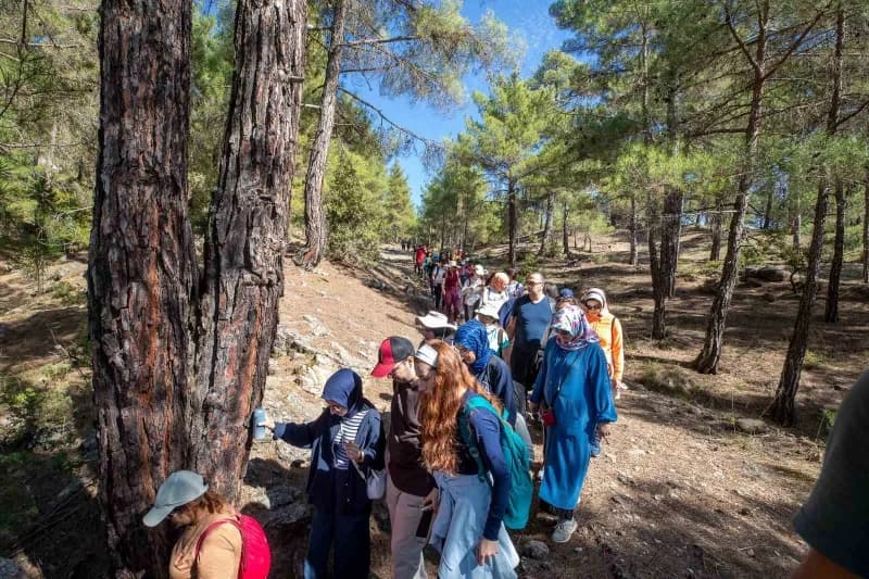 Mersin Büyükşehir Belediyesi tarafından düzenlenen Tarihi Kilikya Yolu yürüyüşünde 80 doğasever, Fak