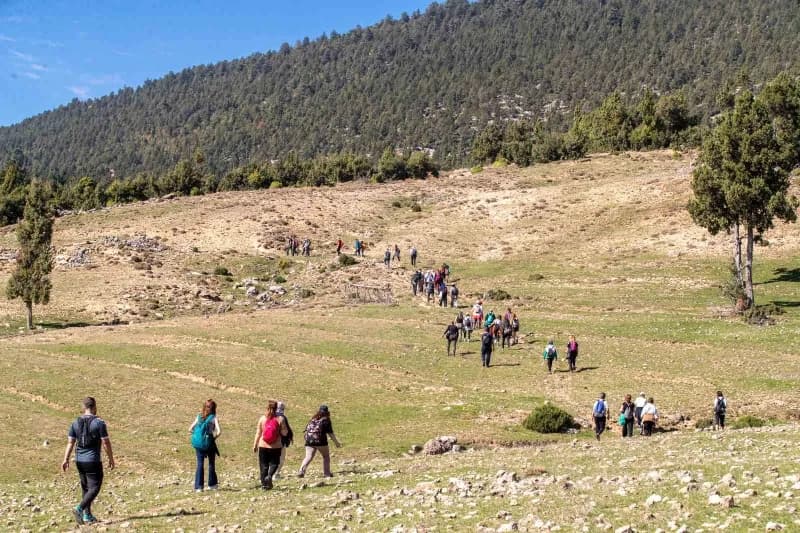 Mersin Büyükşehir Belediyesi tarafından düzenlenen Tarihi Kilikya Yolu yürüyüşünde 80 doğasever, Fak