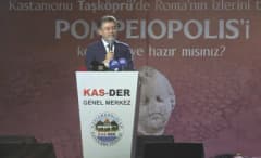 Tarım ve Orman Bakanı İbrahim Yumaklı Kastamonu Tanıtım Günleri açılışında konuşma yaparken