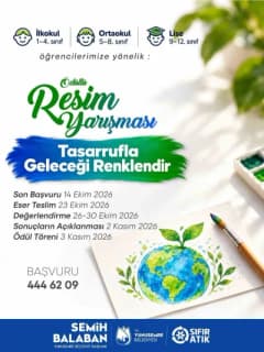 Yunusemre Belediyesi tasarruf temalı resim yarışması için başvuru süresi uzatıldı, çocuklar ve gençler resim yapıyor