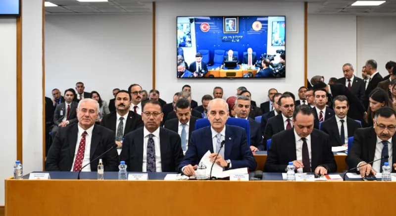 TBMM Başkanı Numan Kurtulmuş, 2027 bütçe teklifini TBMM Plan ve Bütçe Komisyonu toplantısında