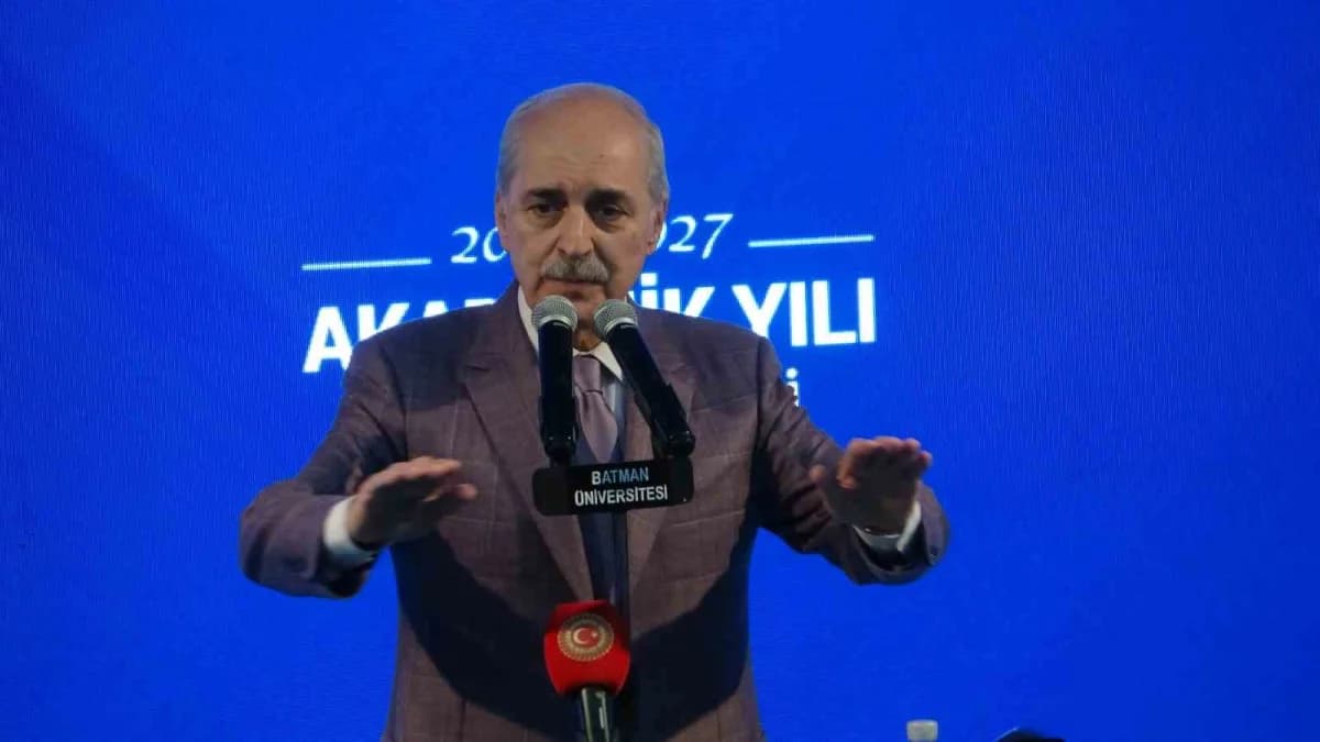 TBMM Başkanı Numan Kurtulmuş programda konuşma yaptı