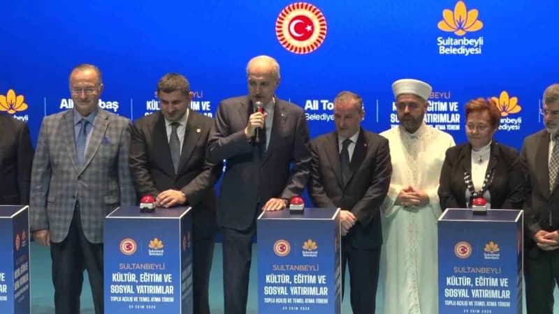 Türkiye Büyük Millet Meclisi Başkanı Numan Kurtulmuş, Sultanbeyli Belediyesi tarafından gerçekleştir