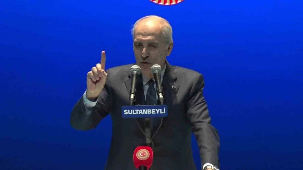 Türkiye Büyük Millet Meclisi (TBMM) Başkanı Numan Kurtulmuş, konuşma yaptı.