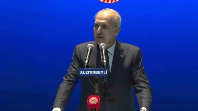 TBMM Başkanı Numan Kurtulmuş Sultanbeyli’de toplu açılış töreninde konuşuyor