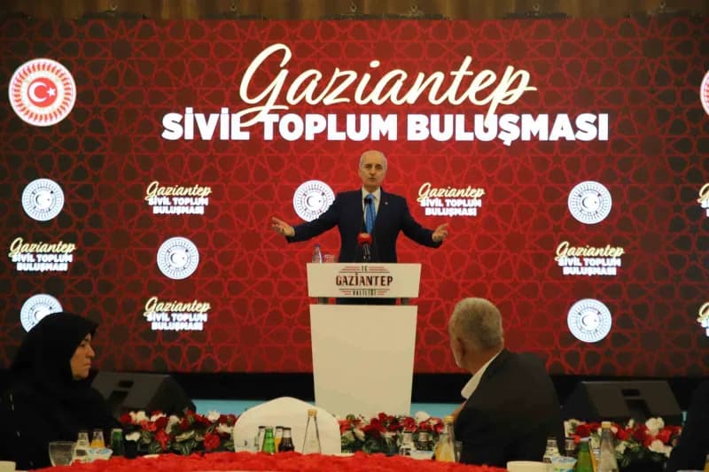 TBMM Başkanı Numan Kurtulmuş konuşma yaptı.