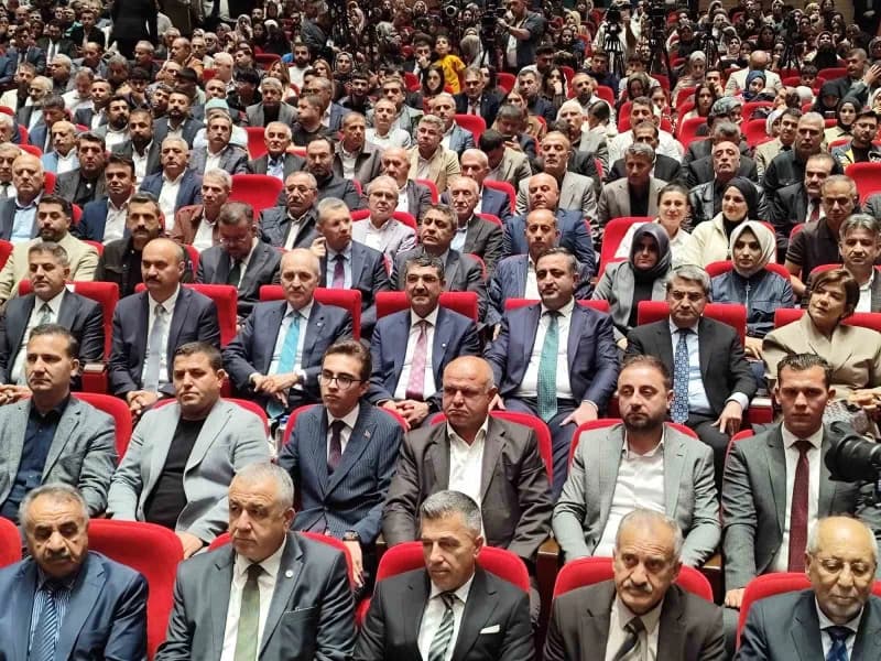 Türkiye Büyük Millet Meclisi (TBMM) Başkanı Numan Kurtulmuş, Batman’da sivil toplum buluşmasına katı