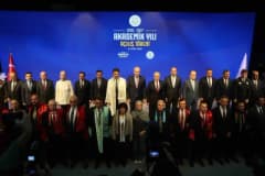 TBMM Başkanı Numan Kurtulmuş, Konya Sivil Toplum Buluşması programında konuşma yaparken