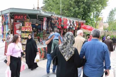 TEKNOFEST Güneydoğu Festivali kapsamında Şanlıurfa’da esnafın yoğun ilgi gördüğü etkinlik alanı