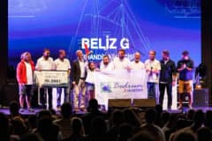 The Bodrum Cup ödül töreninde Daniel 1 teknesi ve katılımcılar Yalıkavak Marina’da