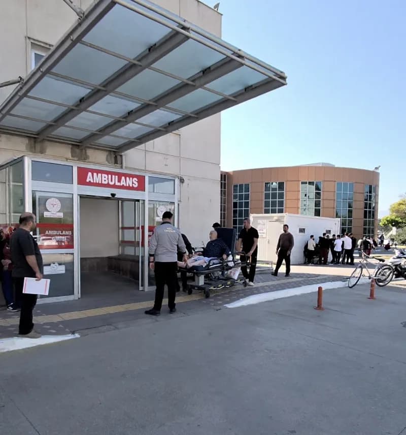 Tokat’ta sağlık kuruluşlarına başvuran vatandaşlar ve sağlık ekipleri