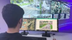 Tokat Belediyesi yapay zekâ destekli 7/24 Koordinasyon Merkezi binası ve trafik kameraları