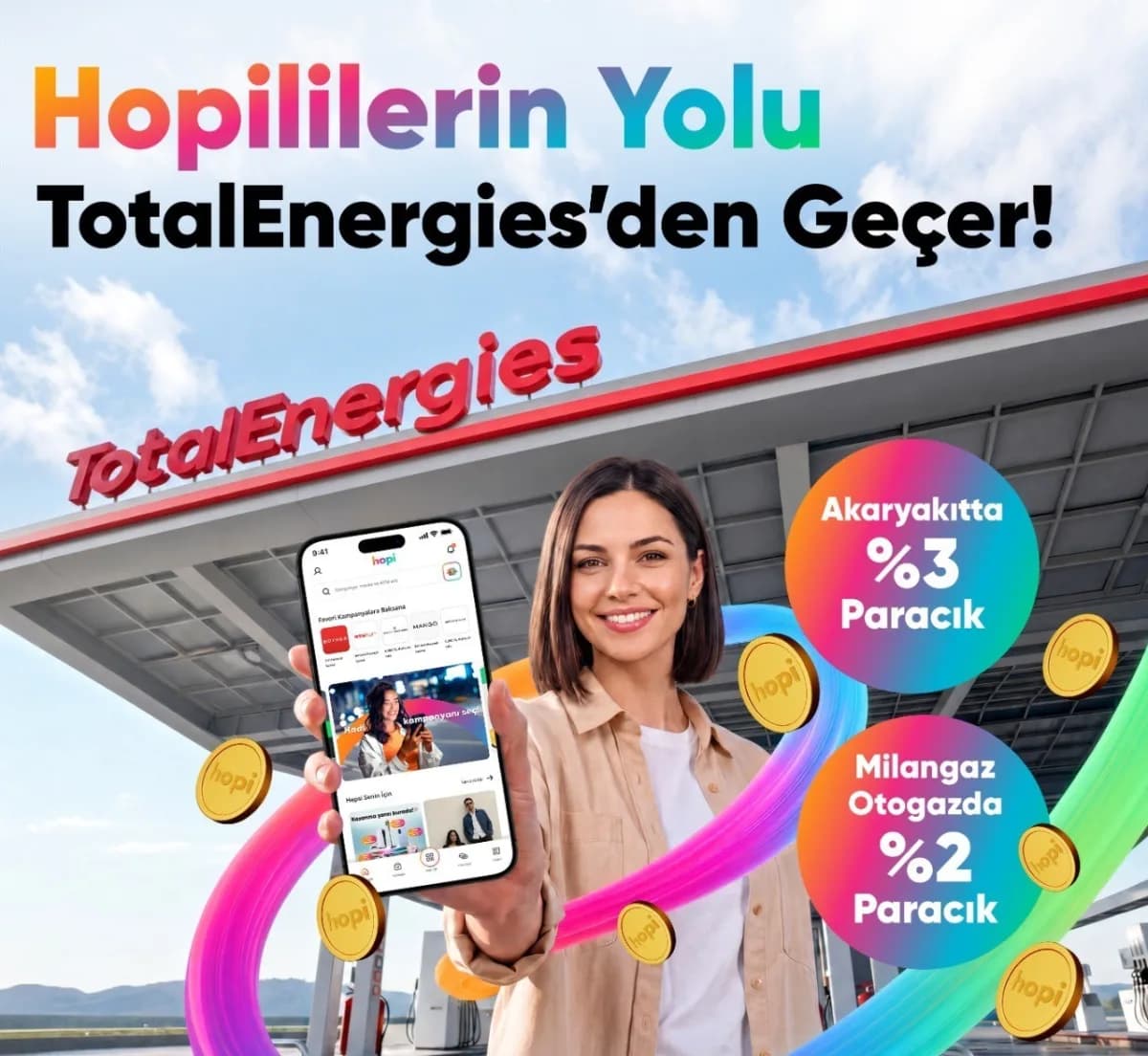 Veriye dayalı müşteri teknolojileri şirketi Hopi'nin kullanıcıları, TotalEnergies İstasyonları'ndaki akaryakıt ve Milang