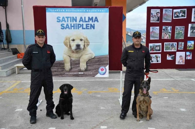 Trabzon'un Akçaabat ilçesi Söğütlü İlkokulu’nda miniklere Hayvan sevgisini aşılamak için bir etkinlik düzenlendi.