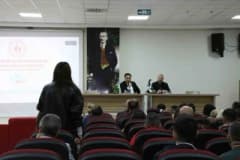 Tunceli’de okul sporları işbirliği toplantısından bir kare