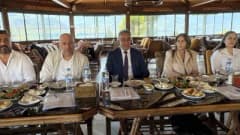 Tunceli Ticaret ve Sanayi Odası Başkanı Hasan Hüseyin Coşkun basın toplantısında konuşuyor