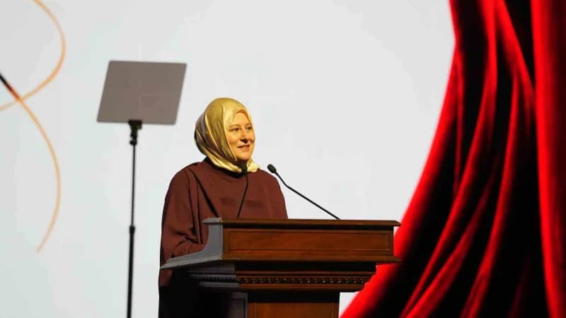 TÜRGEV Yönetim Kurulu Başkanı Hatice Akıncı Yılmaz konuşma yaptı