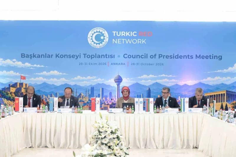 Türk Devletleri Kızılay ve Kızılhaç Ağı’nın Başkanlar Konseyi toplantısında dönem başkanlığı Azerbay