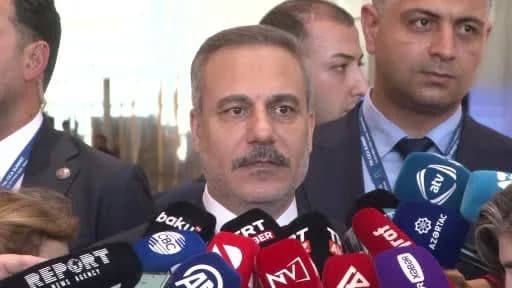 Dışişleri Bakanı Hakan Fidan, Bakü'de Asya’da Karşılıklı İşbirliği ve Güven Artırıcı Önlemler Konferansı sonrası açıklam