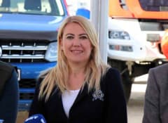 Denizli Merkezefendi’de Türkiye Baja Şampiyonası off-road yarış pistinde araçlar yarışıyor