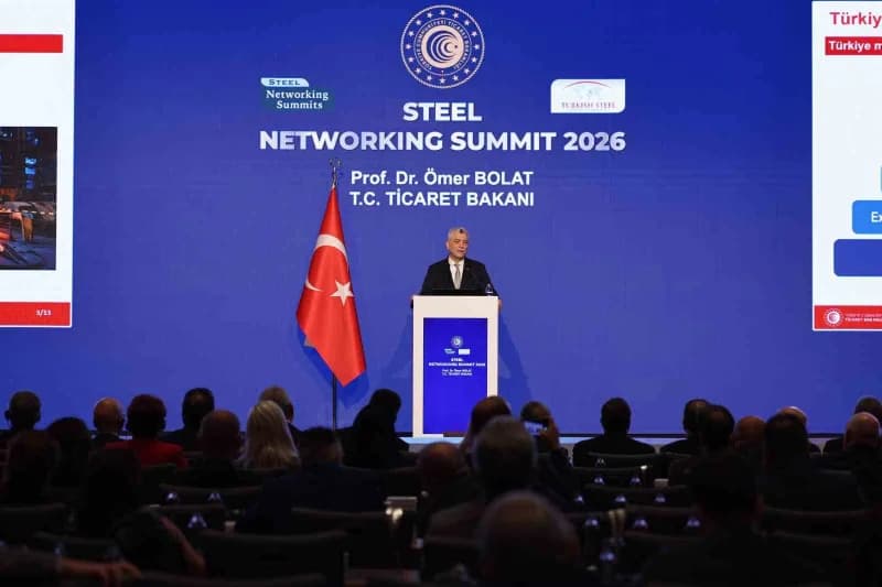 Türkiye’nin 2025 yılında 38,1 milyon tonluk çelik üretimiyle Avrupa’da lider konumda olduğunu