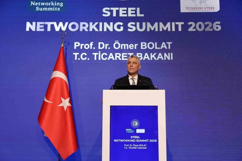 Ticaret Bakanı Ömer Bolat, Çelik İhracatçıları Birliği (ÇİB) tarafından İstanbul’da düzenlenen Steel