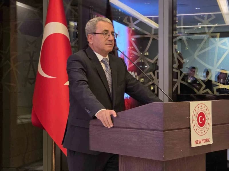 Türkiye'nin Birleşmiş Milletler (BM) Daimi Temsilcisi Büyükelçi Ahmet Yıldız, Cumhurbaşkanı Recep Ta