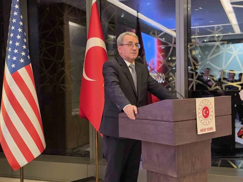 Türkiye'nin Birleşmiş Milletler (BM) Daimi Temsilcisi Büyükelçi Ahmet Yıldız, Cumhurbaşkanı Recep Ta