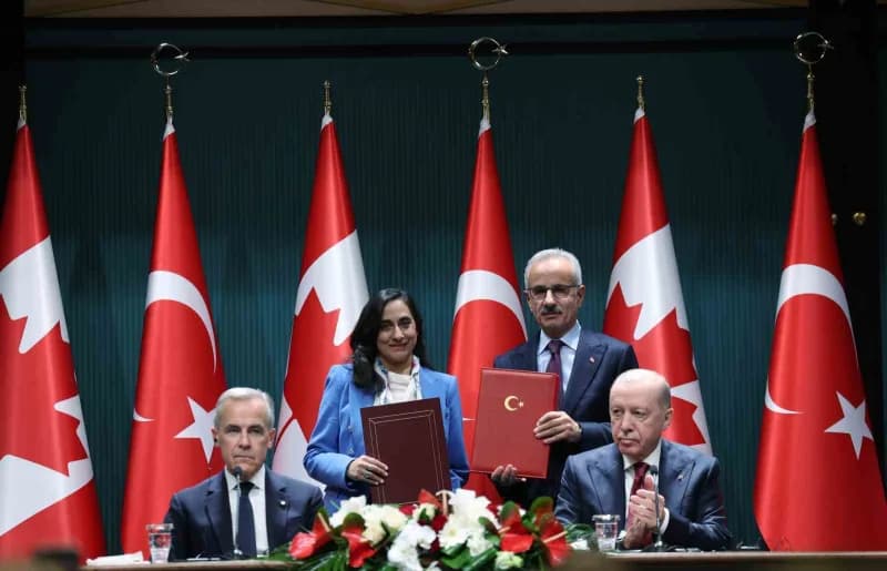 "Hava Ulaştırma Antlaşması"na, Ulaştırma ve Altyapı Bakanı Abdulkadir Uraloğlu ile Kanada Dışişleri