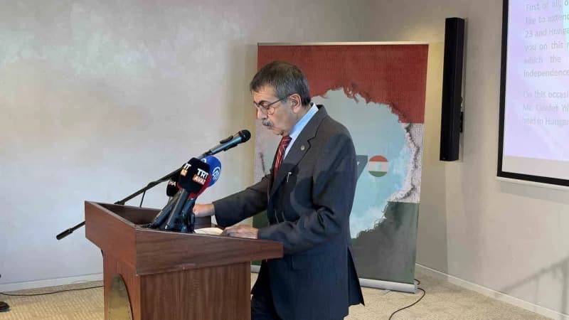 Milli Eğitim Bakanı Yusuf Tekin, konuşma yaptı.