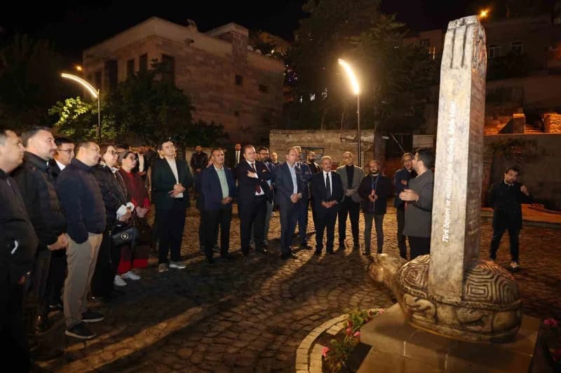 Kayseri’de gerçekleştirilen TÜRKSOY 7. Kıdemli Memurlar Toplantısı kapsamında Talas’a gelen TÜRKSOY Genel Sekreter Yardı