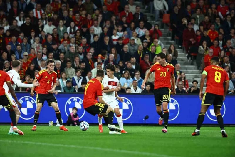 A Milli Futbol Takımı, UEFA Uluslar a Ligi 1. Grup'taki üçüncü maçında deplasmanda karşılaştığı Belçika'ya 3-0'lık skorl