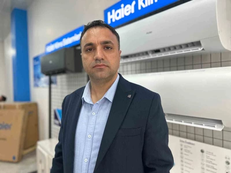 İHA muhabirine konuşan klima satış sorumlusu Mesut Yılmaz, Van'da klimanın yalnızca soğutma amacıyla