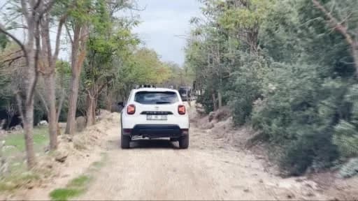 Isparta’da dağlık bölgede yaban domuzu sürek avı sırasında avcılar ve köpekler