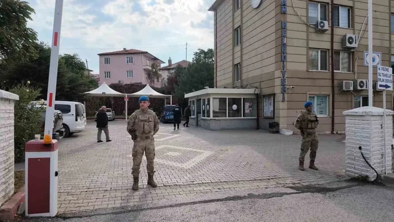 Yahşihan belediyesinde geniş güvenlik önlemi alındı