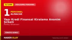Yapı Kredi Leasing Trakya Bölge Portföy Yönetmeni personel alımı ilanı