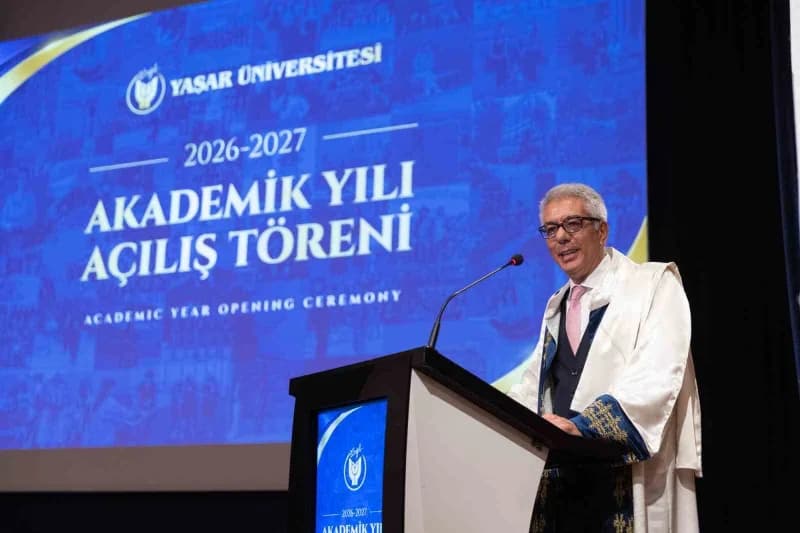 Yaşar Üniversitesi Rektörü Prof. Dr. Levent Kandiller, üniversitenin "Yükseköğretim Kalite Kurulu (YÖKAK) 2026 Yılı değe