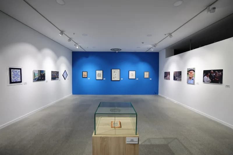 Küçükçekmece’de Yaşar Kemal’e ithaf edilen kültür sanat sergisinden sanat eserleri ve açılış etkinliği