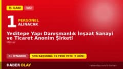 Yeditepe Yapı Danışmanlık İnşaat 1 mimar işçi alımı ilanı başvuru detayları