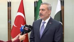 Dışişleri Bakanı Hakan Fidan Mekke Savunma İttifakı toplantısında açıklama yaparken