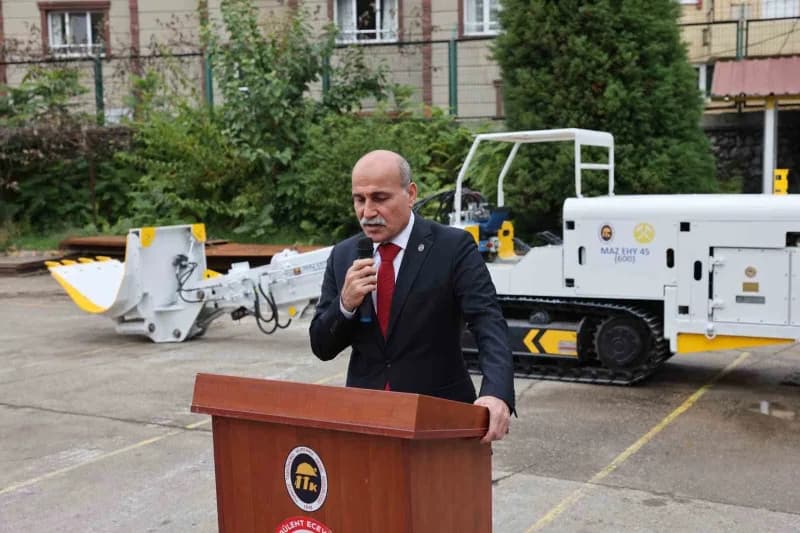 TTK Genel Müdürü Muharrem Kiraz törende konuşma yaptı