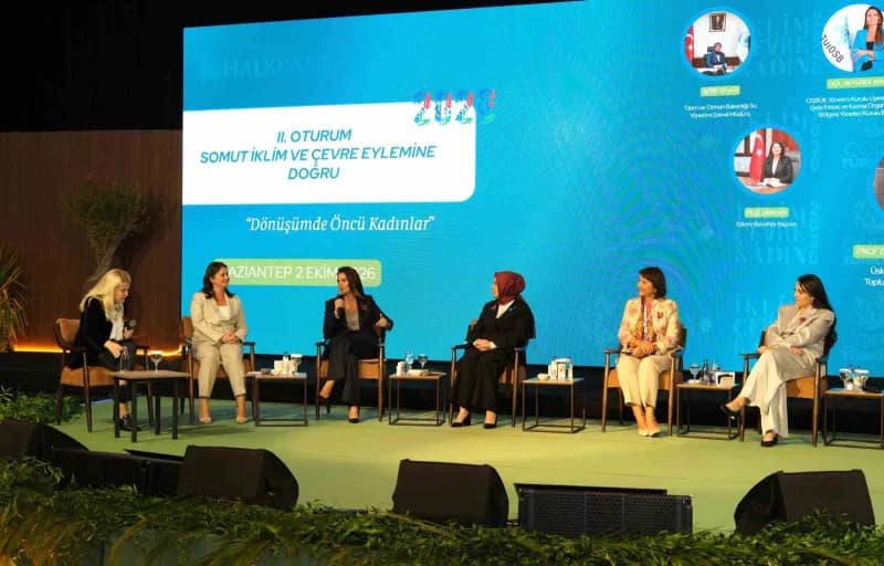Gaziantep’te 'iklim, Çevre, Kadın' toplantıları kapsamında 'yöneten Kadın Liderler Forumu’ düzenlendi