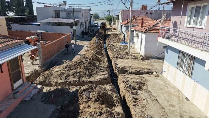 Manisa Yeşilköy Mahallesi’nde yenilenen içme suyu altyapısı ve su deposu tesisleri